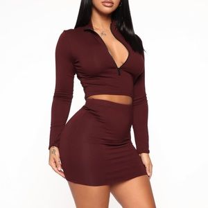 Fashion Nova Chicago Skirt Set